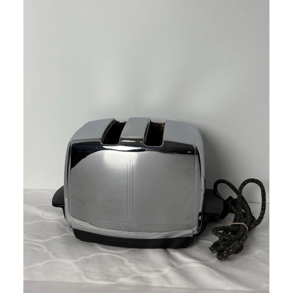 Vintage Sunbeam Model T‑20B Radiant  Chrome Toaster 1950s Tested Working